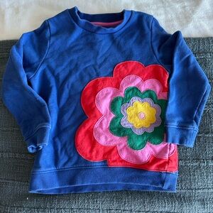 Mini Boden 4-5 Appliqué Sweatshirt